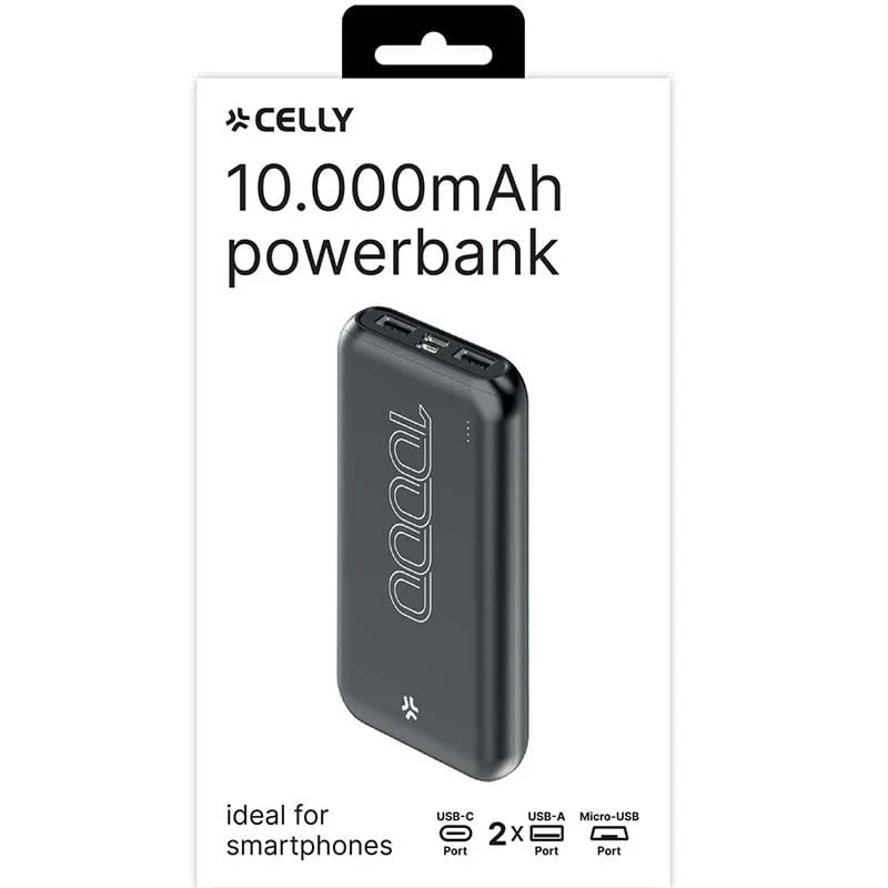 პორტატული დამტენი Celly 10W Energy Power Bank 10000mAh - Image 2