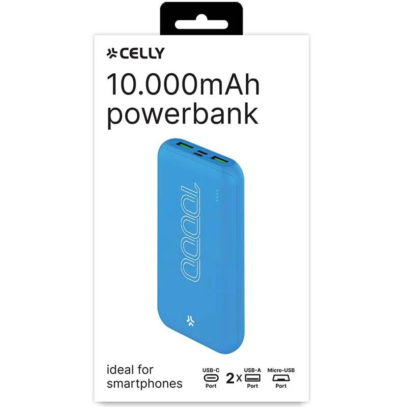 პორტატული დამტენი Celly 10W Energy Power Bank 10000mAh - Image 4
