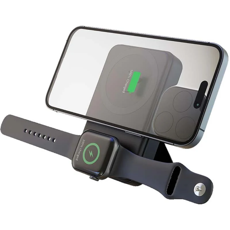 პორტატული დამტენი Celly 10W Wireless Power Bank + Apple Watch charger 10000mAh