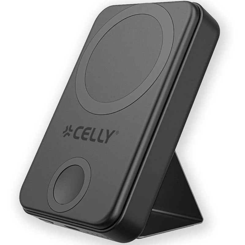 პორტატული დამტენი Celly 10W Wireless Power Bank + Apple Watch charger 10000mAh - Image 2