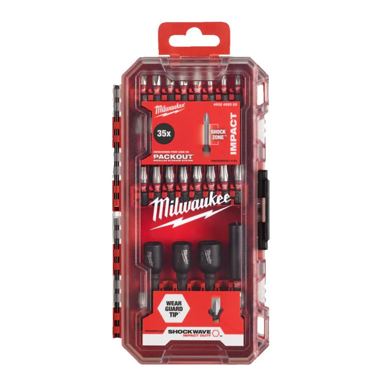 თავაკების ნაკრები SHOCKWAVE 35ც MILWAUKEE 4932492003 - Image 2
