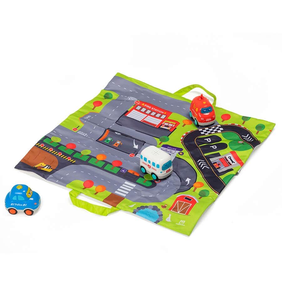 საბავშვო ხალიჩა 3 მანქანით EurekaKids PlayMat_3Cars R2540