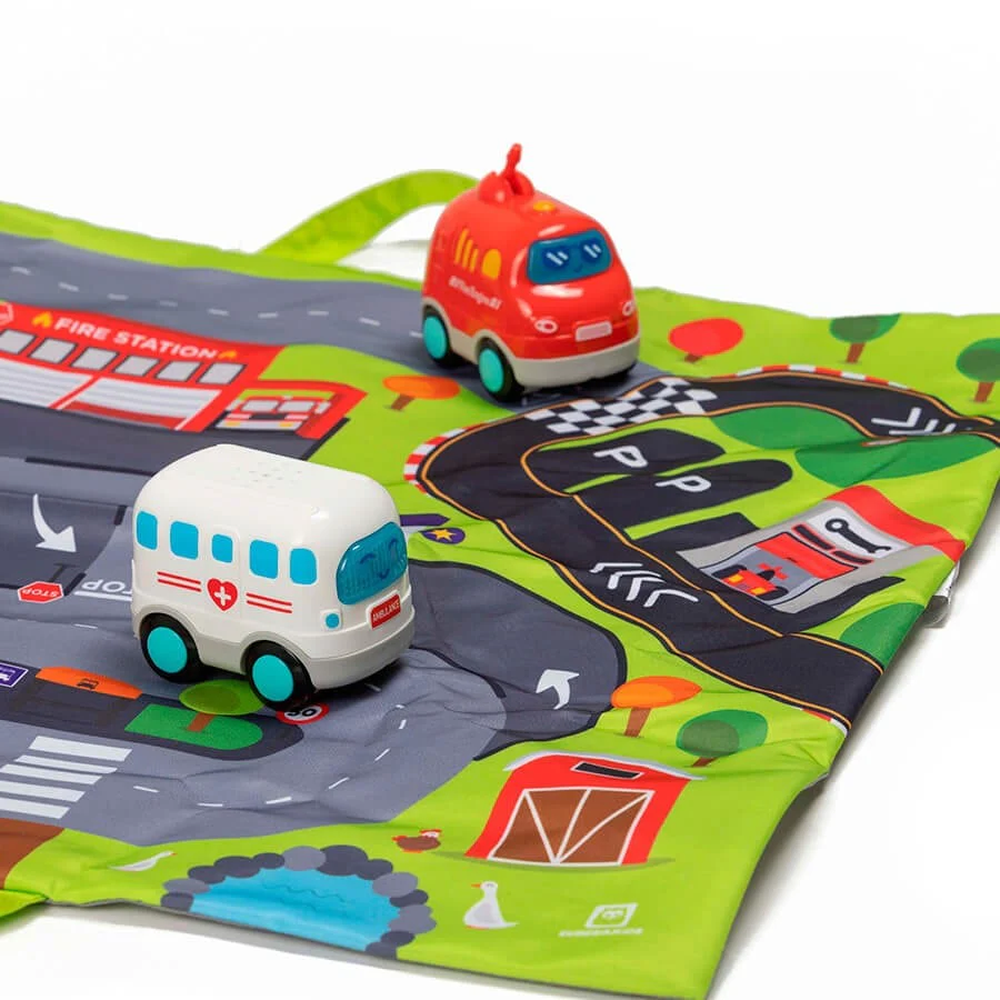 საბავშვო ხალიჩა 3 მანქანით EurekaKids PlayMat_3Cars R2540 - Image 3