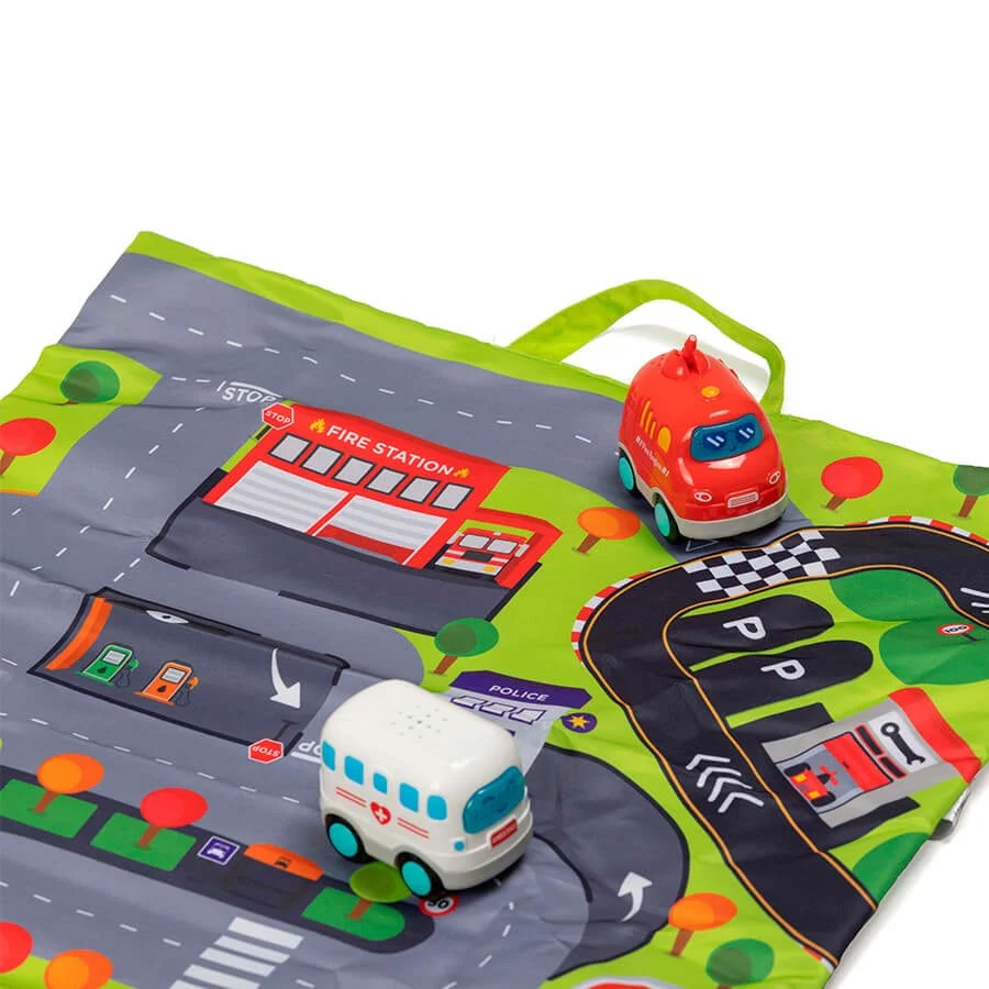 საბავშვო ხალიჩა 3 მანქანით EurekaKids PlayMat_3Cars R2540 - Image 4