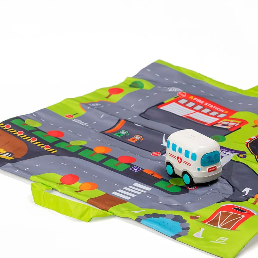 საბავშვო ხალიჩა 3 მანქანით EurekaKids PlayMat_3Cars R2540 - Image 6