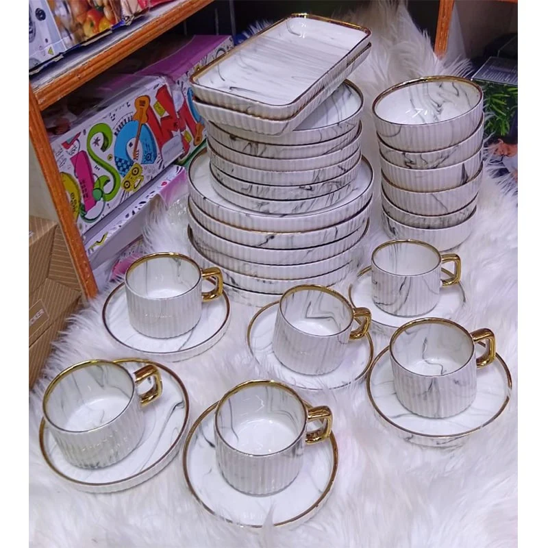 ჭურჭლის ნაკრები 6 პერსონაზე SLG Ceramics YTG32-1 - Image 3