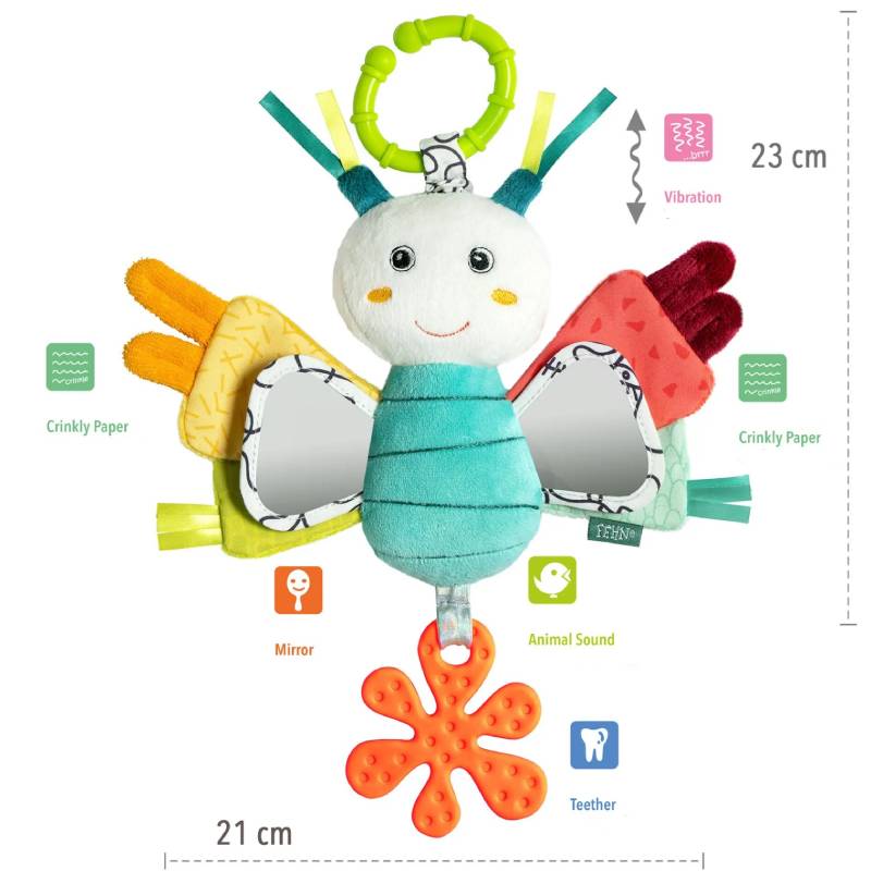 სათამაშო პეპელა Fehn Baby Activity butterfly 049138 - Image 4