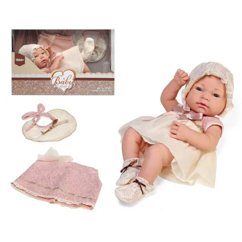 სათამაშო თოჯინა LOVELY BABY With Accessories GH-228-1 - Image 3