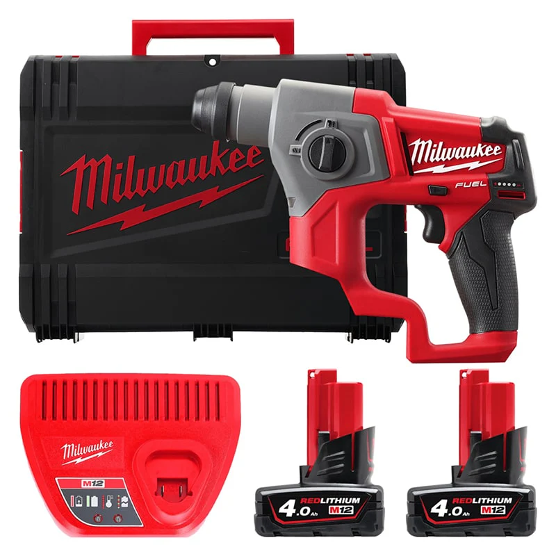 აკ. პერფორატორი SDS+13მმ M12CH-402C Milwaukee 4933441475