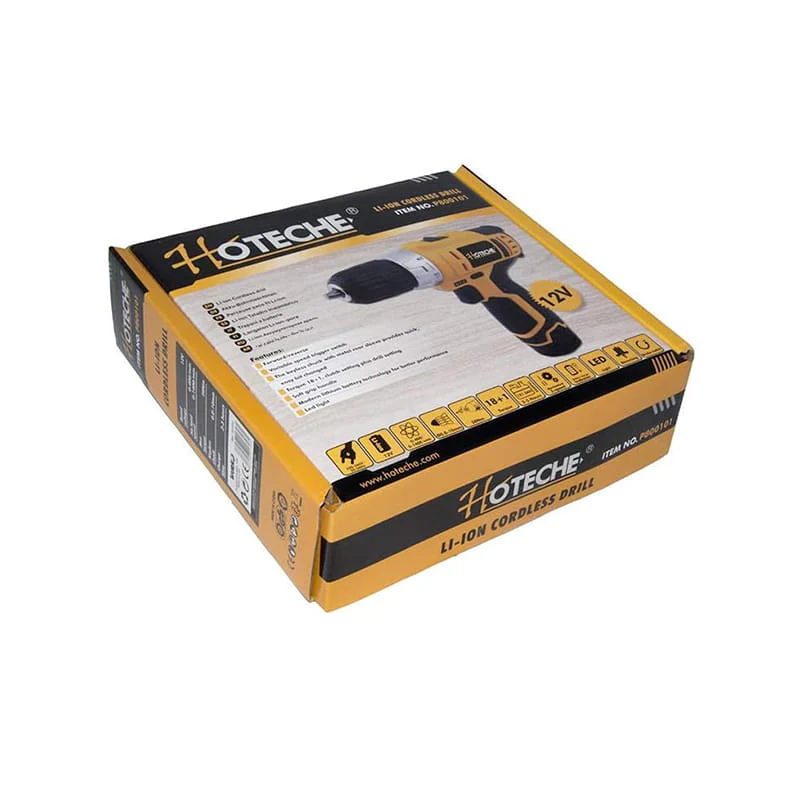 აკ. ბურღი-სახრახნისი 12V HOTECHE P800101 - Image 2