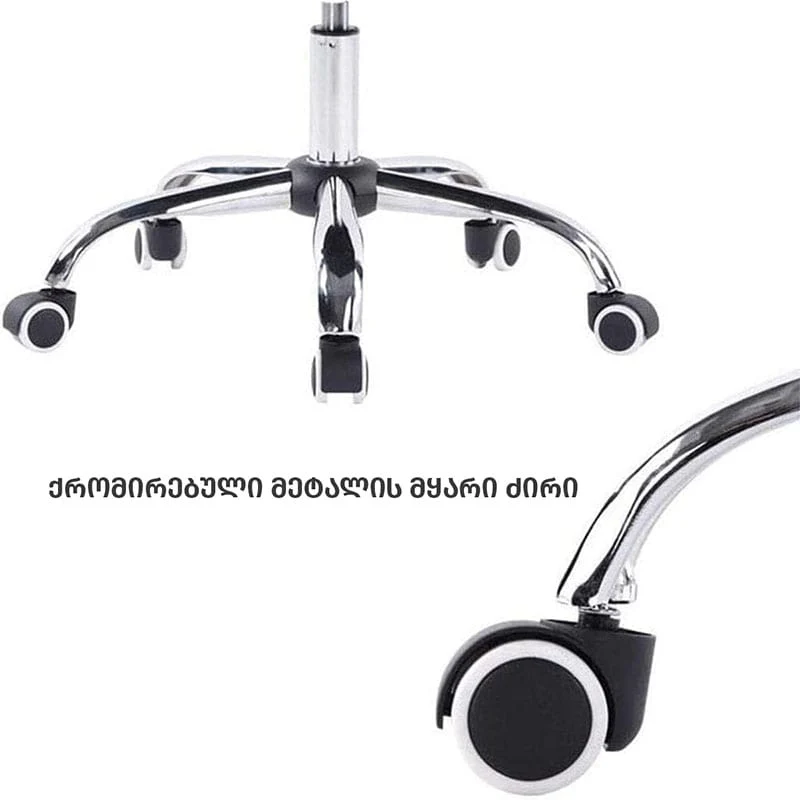 საოფისე სკამი AJ-OC02 BLACK (A3800) - Image 6