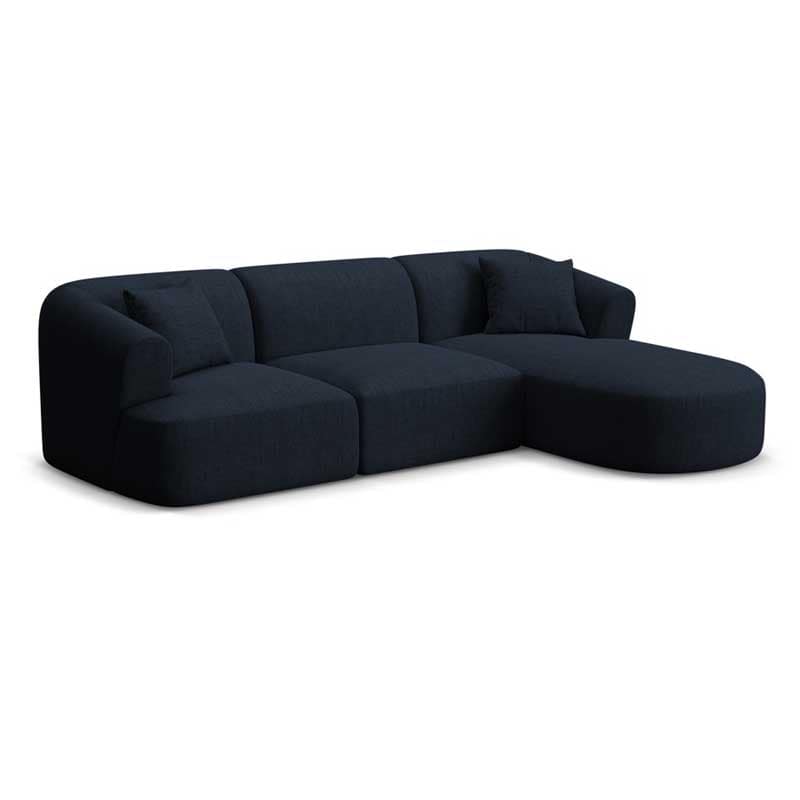 კუთხის დივანი Athens Blue 256x156x90 სმ - Image 3