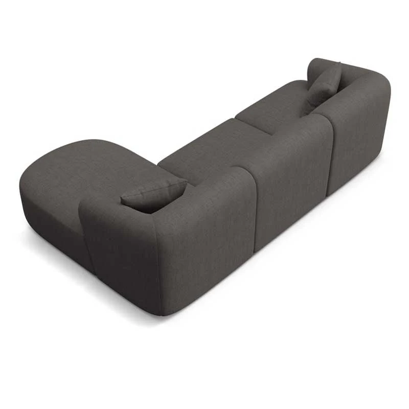 კუთხის დივანი Athens Gray 256x156x90 სმ - Image 4