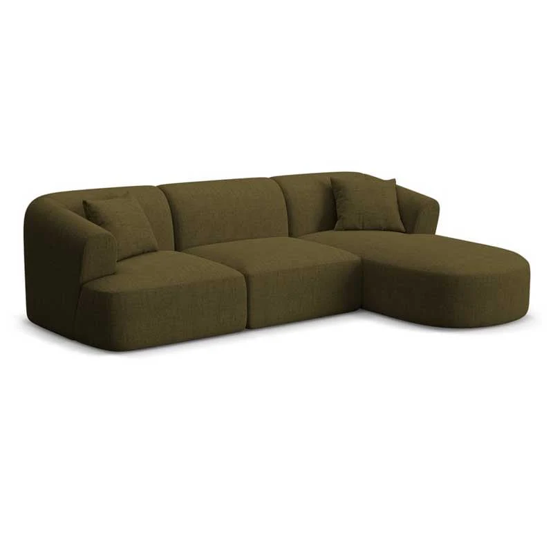 კუთხის დივანი Athens Green 256x156x90 სმ - Image 3