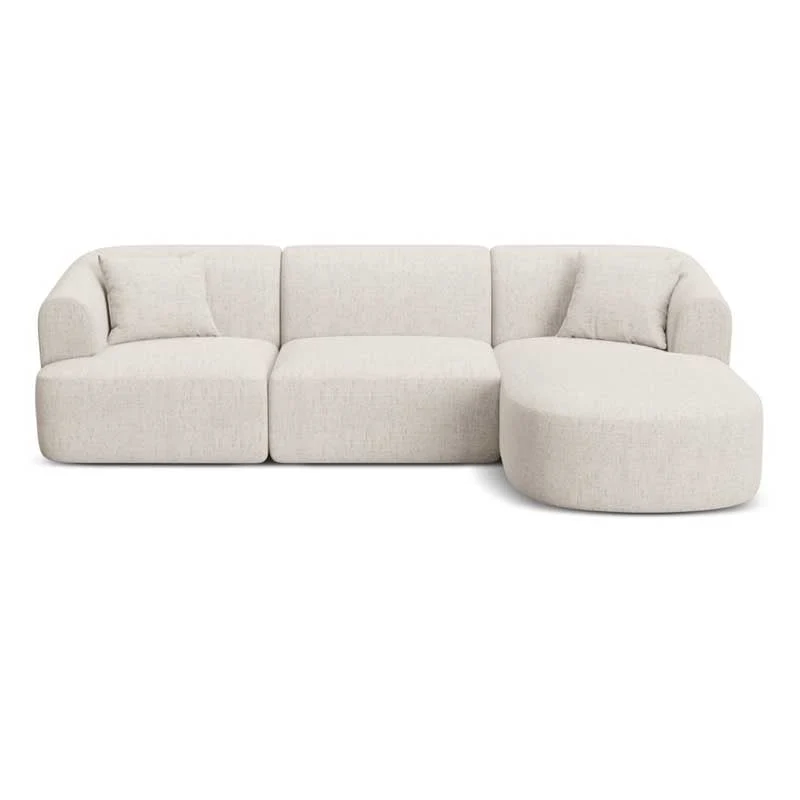 კუთხის დივანი Athens Light Beige 256x156x90 სმ - Image 2