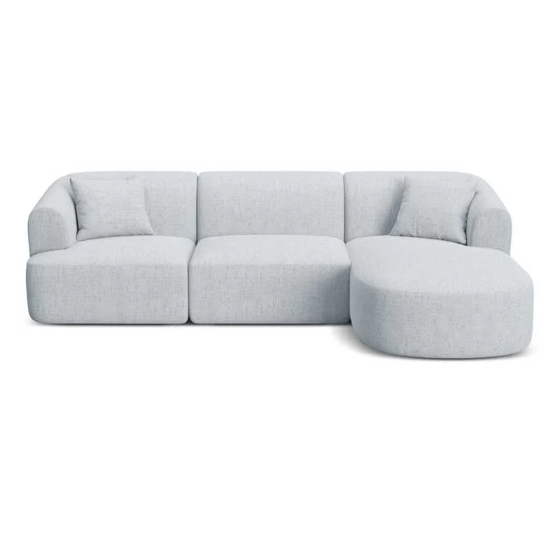 კუთხის დივანი Athens Light Gray 256x156x90 სმ - Image 2