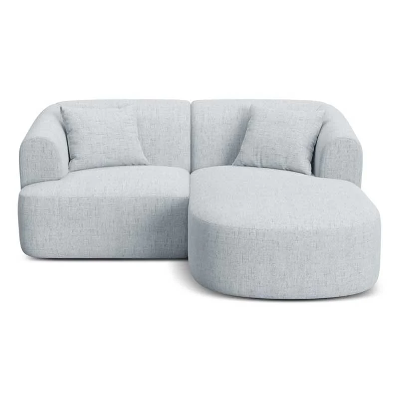 კუთხის დივანი Bergamo Light Gray 180x156x90 სმ - Image 2