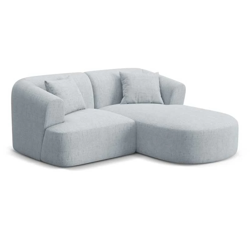 კუთხის დივანი Bergamo Light Gray 180x156x90 სმ - Image 3