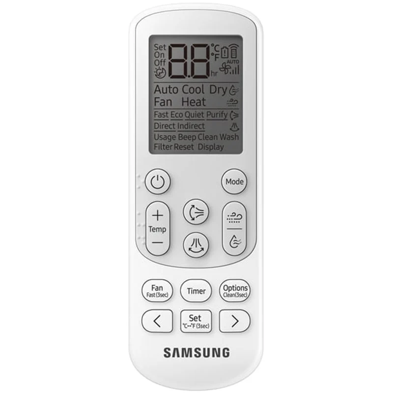 კონდიციონერი 70 - 80 მ² (ინვენტორული) SAMSUNG AI WindFree AR60F24C1DWNER Indoor - Image 9