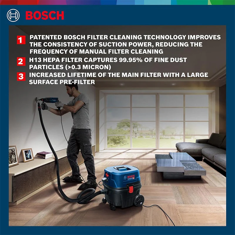 მტვერსასრუტი BOSCH GAS 12-25 PL - Image 3