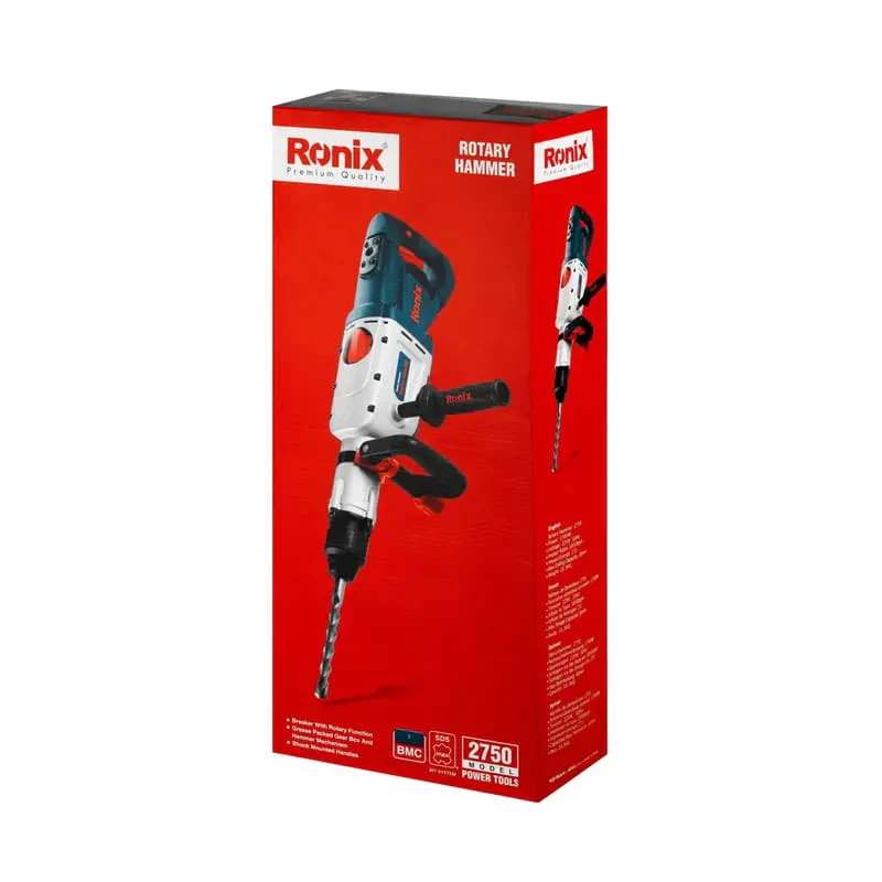 პერფორატორი 1700w 50mm 27J SDS-MAX Ronix 2750 - Image 5
