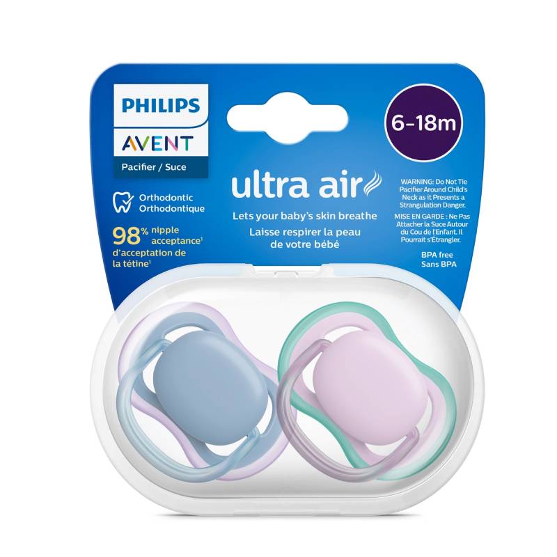საწოვარების 2 ცალიანი ნაკრები Philips Avent UltraAir 6-18 თვე SCF085/34 - Image 2