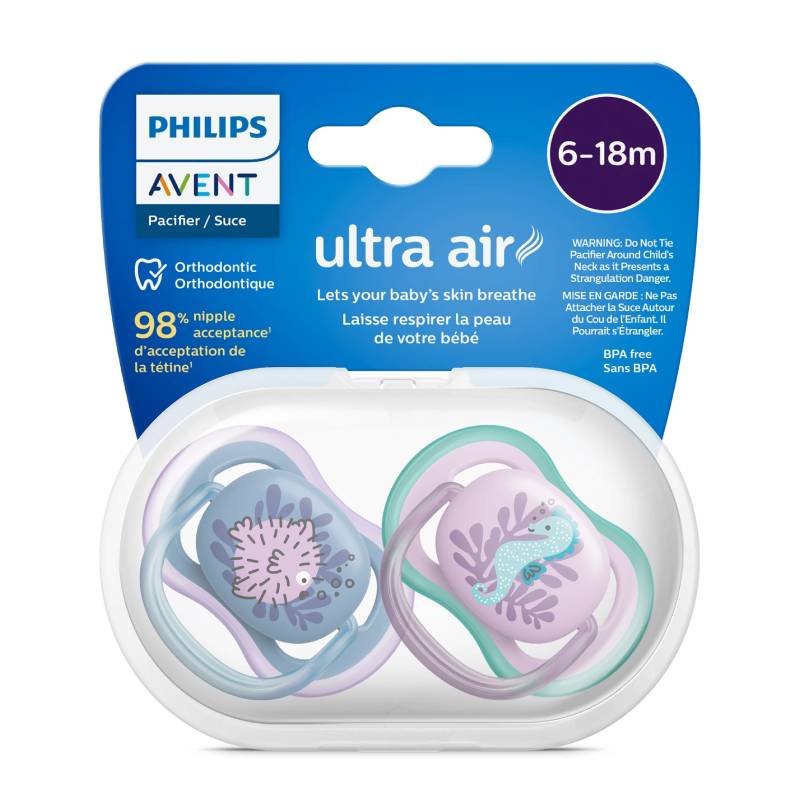 საწოვარების 2 ცალიანი ნაკრები Philips Avent UltraAir 6-18 თვე SCF085/61 - Image 2