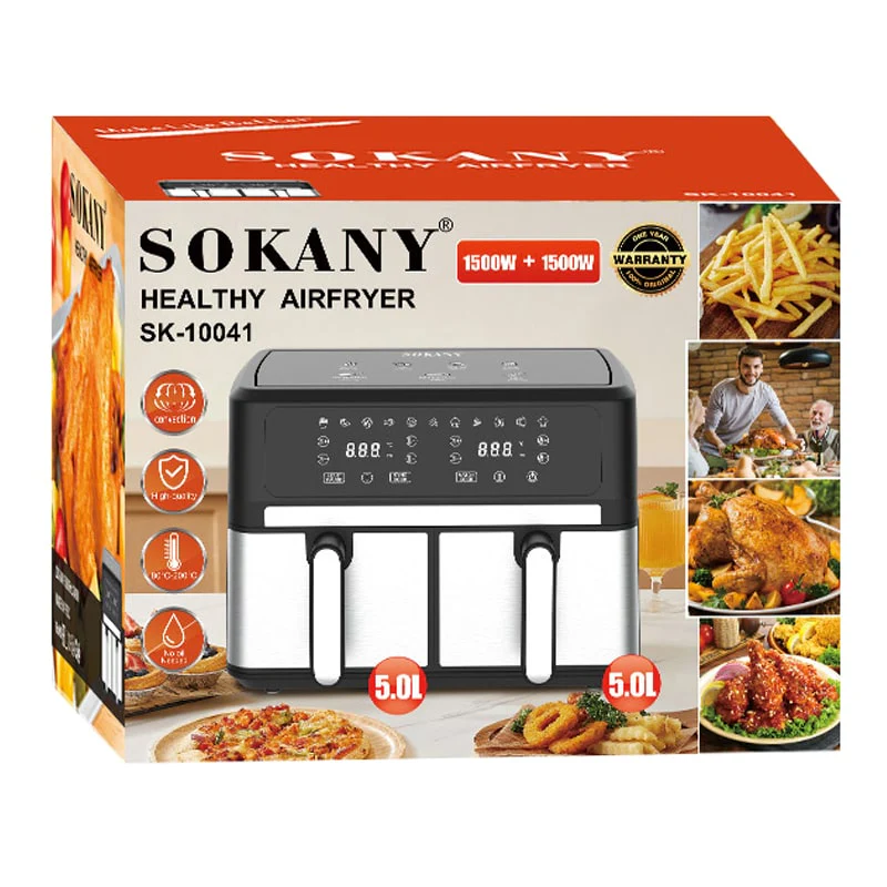 აეროგრილი 10ლ Sokany SK-10041 - Image 3
