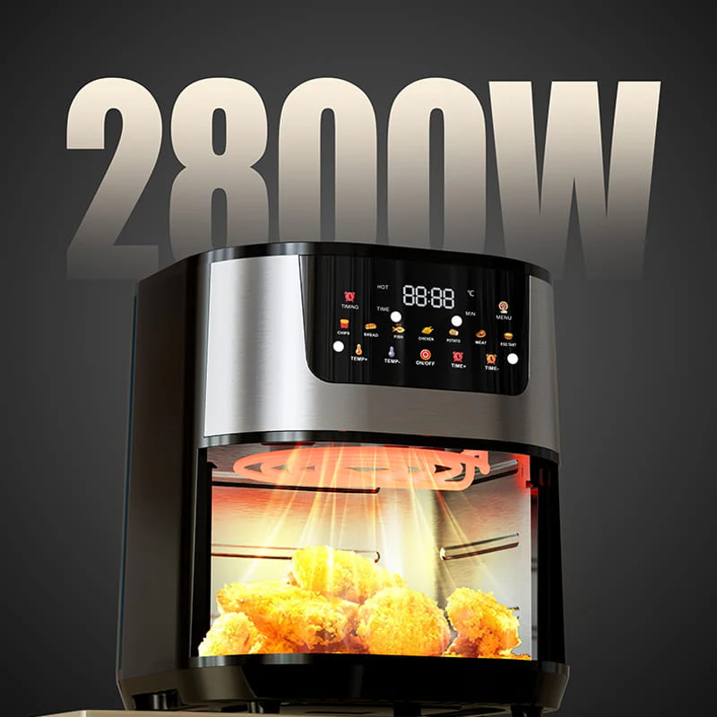 აეროგრილი 10ლ Uakeen ZL-1716 - Image 5