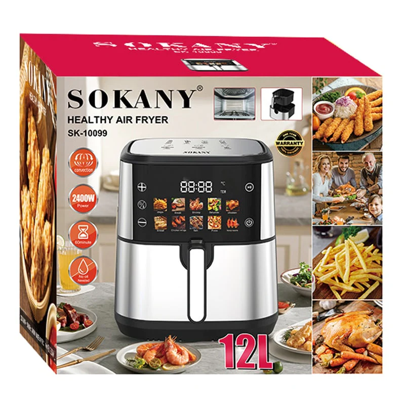 აეროგრილი 12ლ ზედა+ქვედა წვით Sokany SK-10099 - Image 3