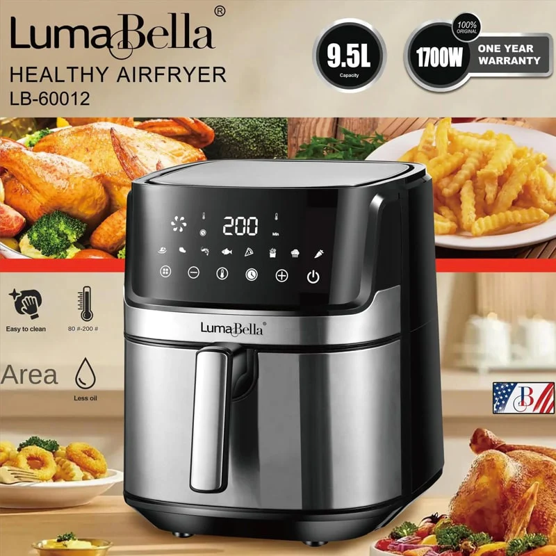 აეროგრილი 9.5ლ LumaBella LB-60012 - Image 3