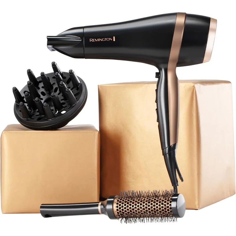 თმის ფენი Remington D6960GP Salon Smooth Hair Dryer Gift Pack Black - Image 3