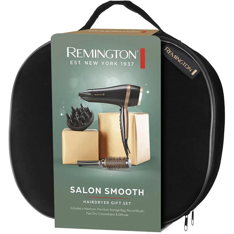 თმის ფენი Remington D6960GP Salon Smooth Hair Dryer Gift Pack Black - Image 5