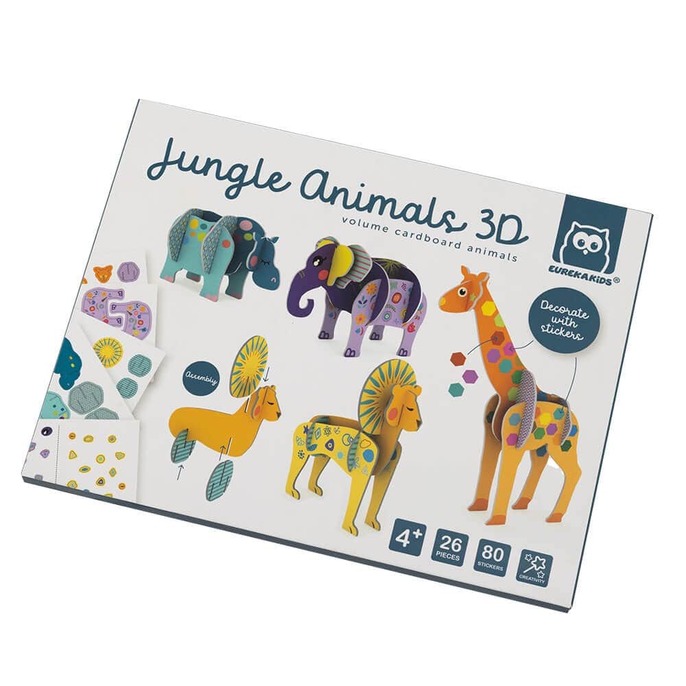 სათამაშო 3D ცხოველები EurekaKids Jungle Animal 3D R4040 - Image 6