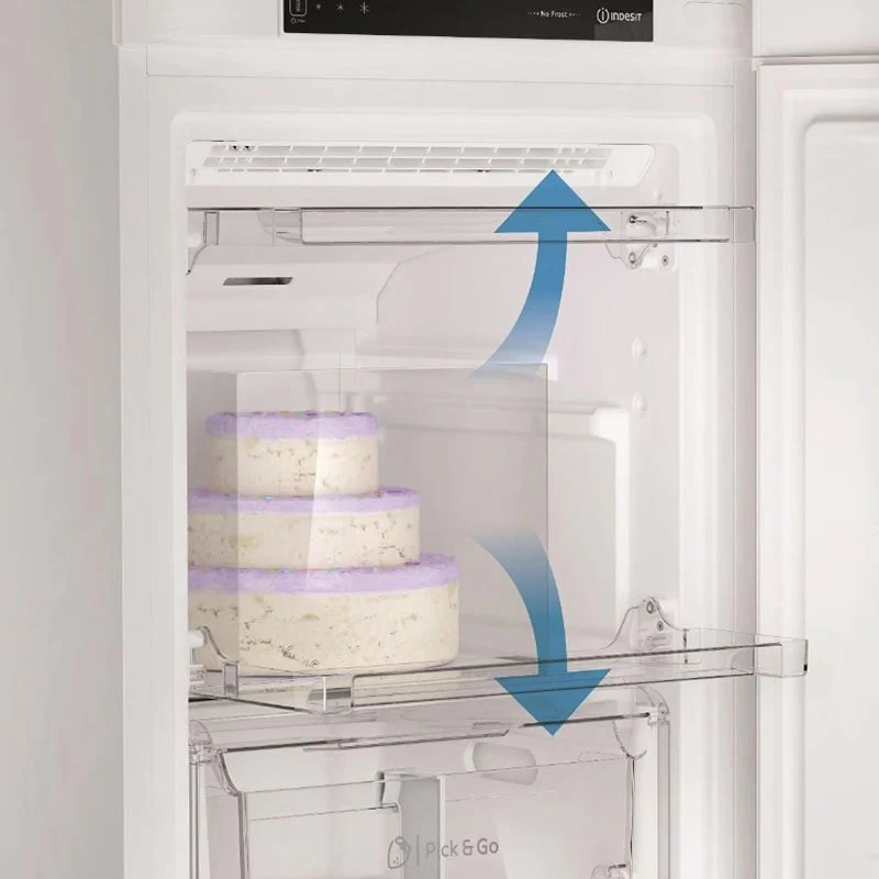 საყინულე მშრალი ყინვით Indesit DFZ 5175 G კლასი A+ - Image 7