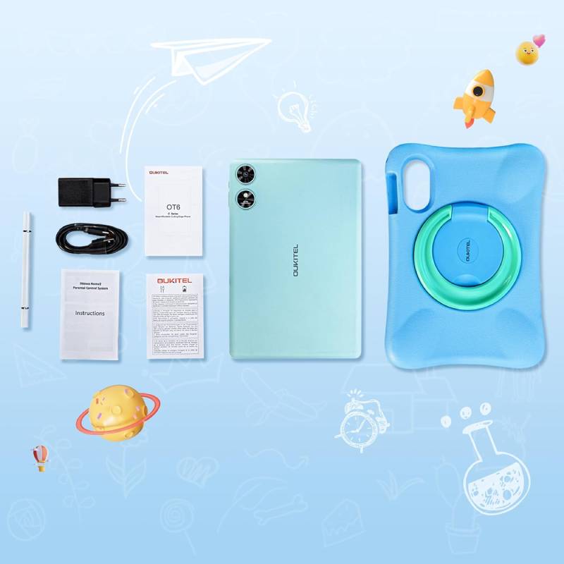 საბავშვო პლანშეტი Oukitel OT6 Kids+კალამი და ქეისი 4(+12GB)/64GB - Image 11