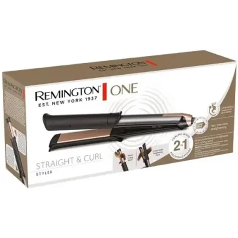თმის უთო(დასახვევი) REMINGTON S6077 E51 ONE Straight & Curl Styler - Image 4