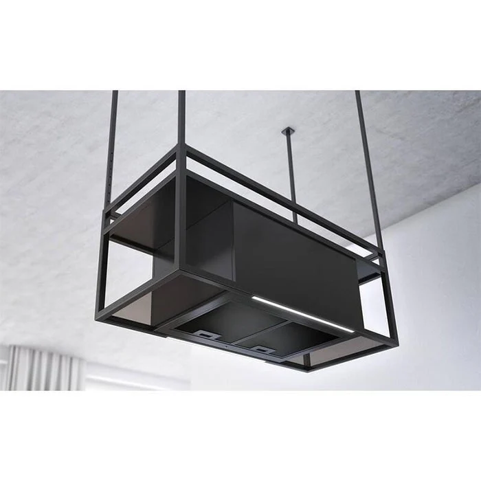 გამწოვი AIRFORCE Q-BIC Island Extractor Hood Dark Glass - Image 2