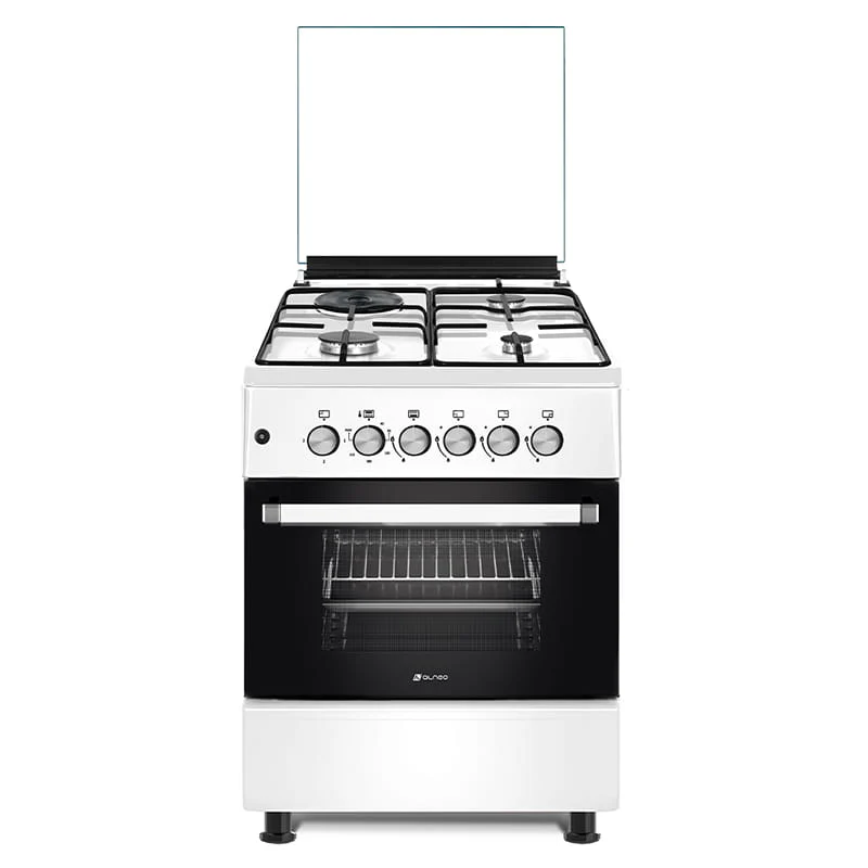 გაზქურა ALNEO ALN 6070B WHITE ELECTRO HP 01716