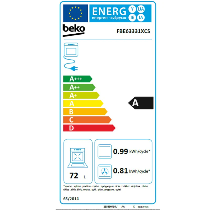 გაზქურა BEKO FBE63331XCS - Image 5