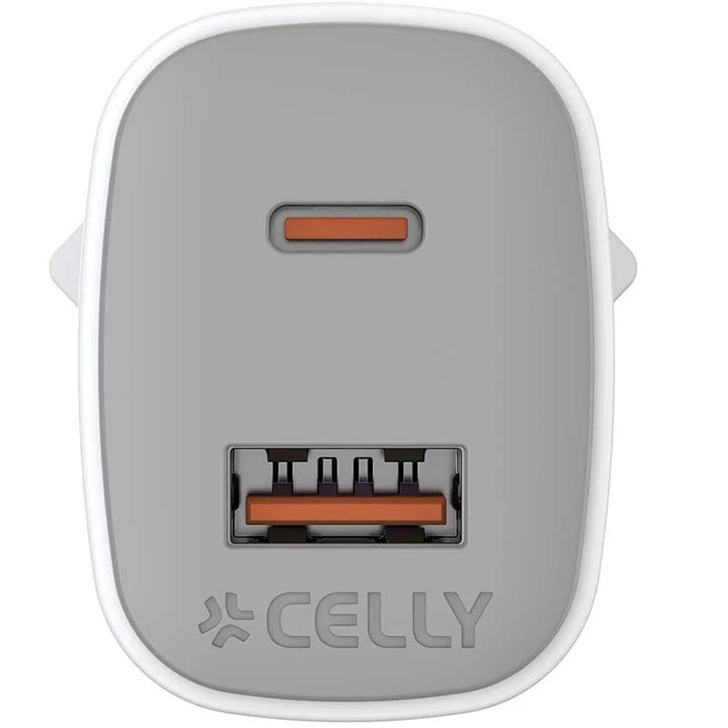 დამტენი Celly 35W 1xUSB-C, USB-A GaN Wall Charger - Image 3