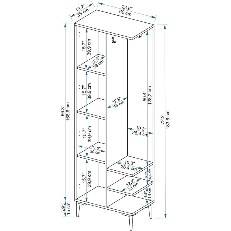შემოსასვლელის კარადა Gelens IS0446 - Image 4