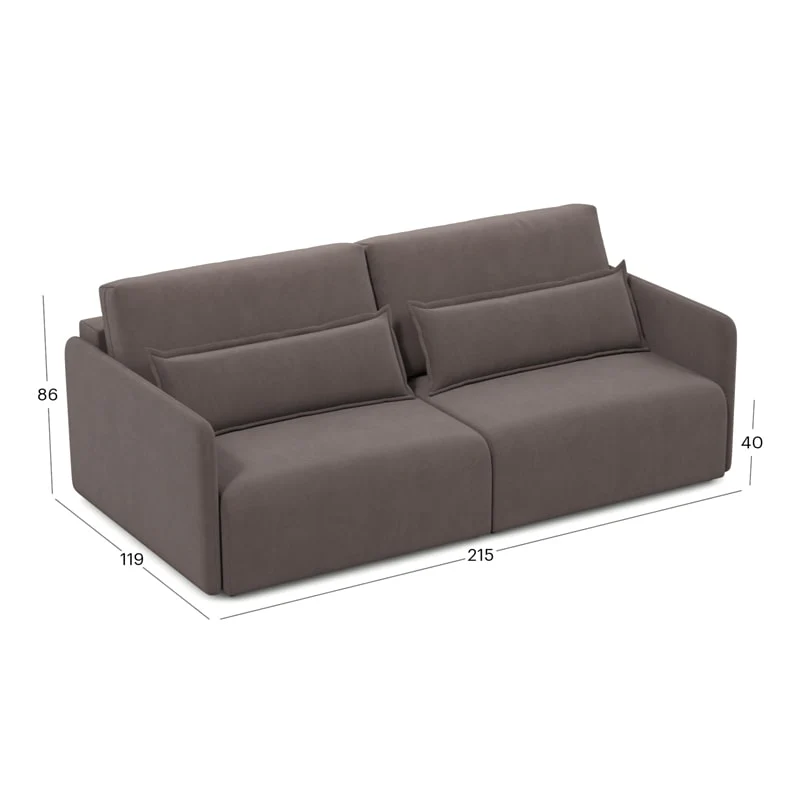 დივანი Tampere Cappuccino 215x119x86 სმ - Image 6