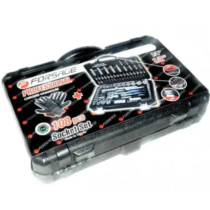 108 ნაჭრიანი ხელსაწყოების ნაკრები Forsage F-41082-5EURO - Image 6