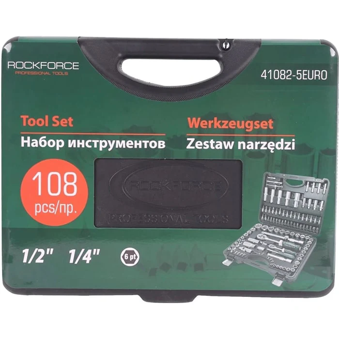 108 ნაჭრიანი ხელსაწყოების ნაკრები RockForce RF-41082-5EURO - Image 7