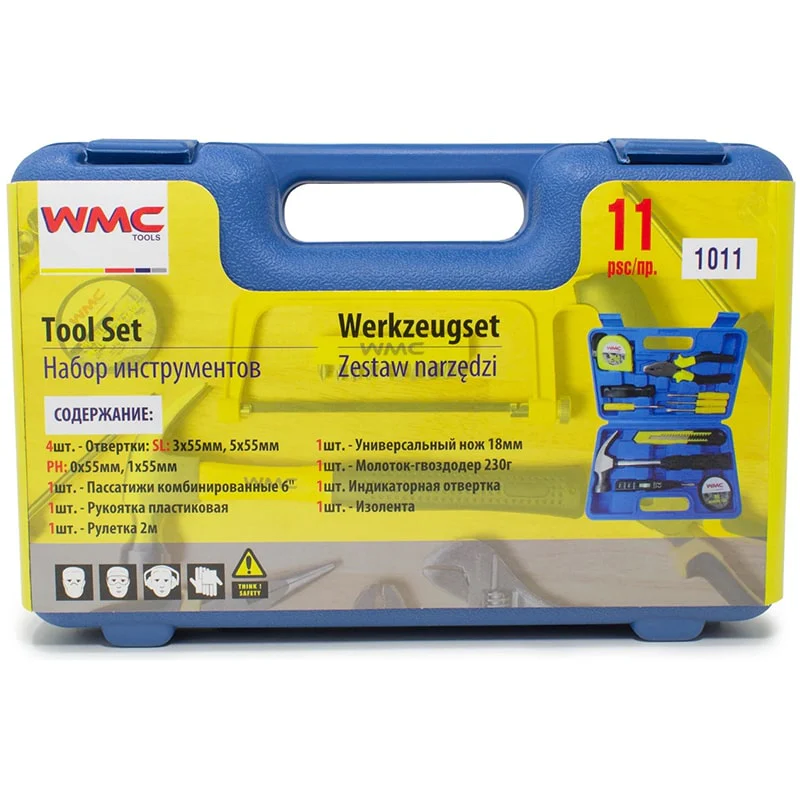 11 ნაჭრიანი ხელსაწყოების ნაკრები WMC TOOLS WMC-1011 - Image 7