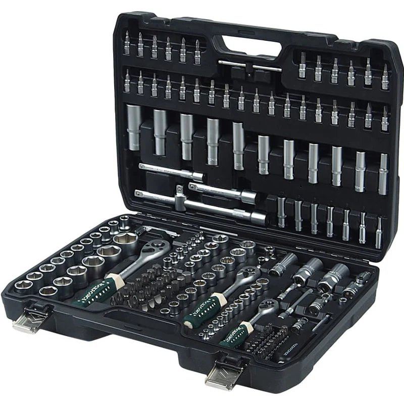 172 ნაჭრიანი ხელსაწყოების ნაკრები RockForce RF-41723-5