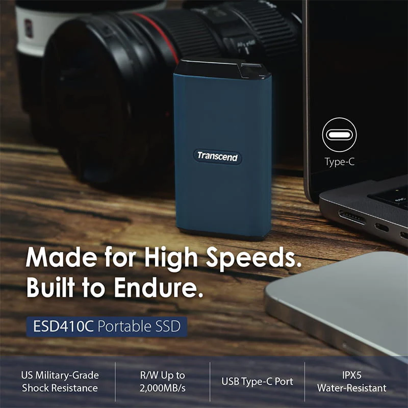 2TB გარე მყარი დისკი Transcend TS2TESD410C - Image 3