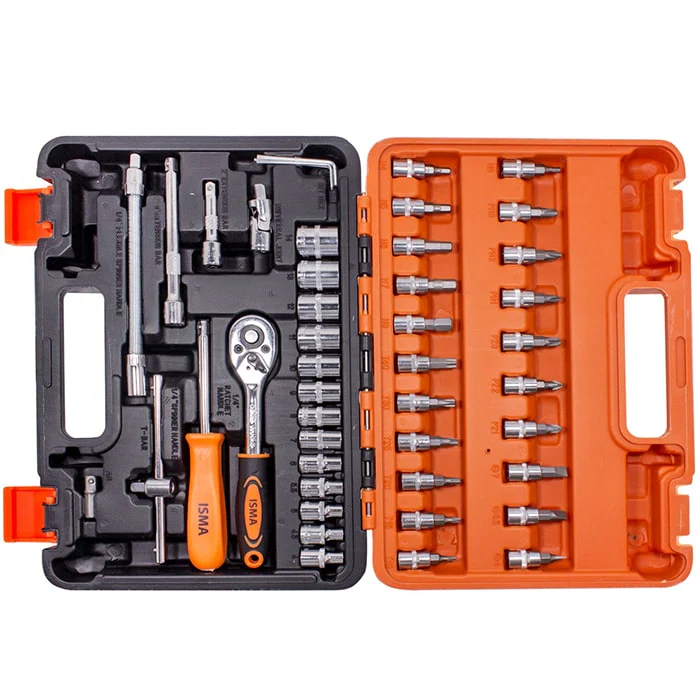 46 ნაჭრიანი ხელსაწყოების ნაკრები ISMA 2462-5 EURO - Image 7