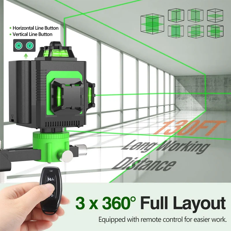 4D ლაზერული თარაზო PowerTech GLL-16-1 - Image 3